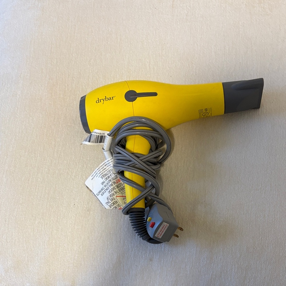 Drybar Vibrant Yellow and Sleek Gray Hair Dryer